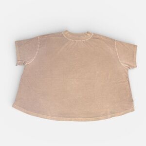 Old Navy Easy Mock Neck T-Shirt Garment-Dyed 4X Elmwood Color Short Sleeve